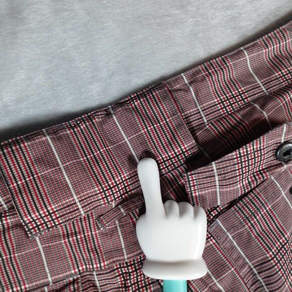 Roxy 5000 Snowboard Pants Womens M (32x29) Plaid Insulated Red/Pink - Picture 6 of 12